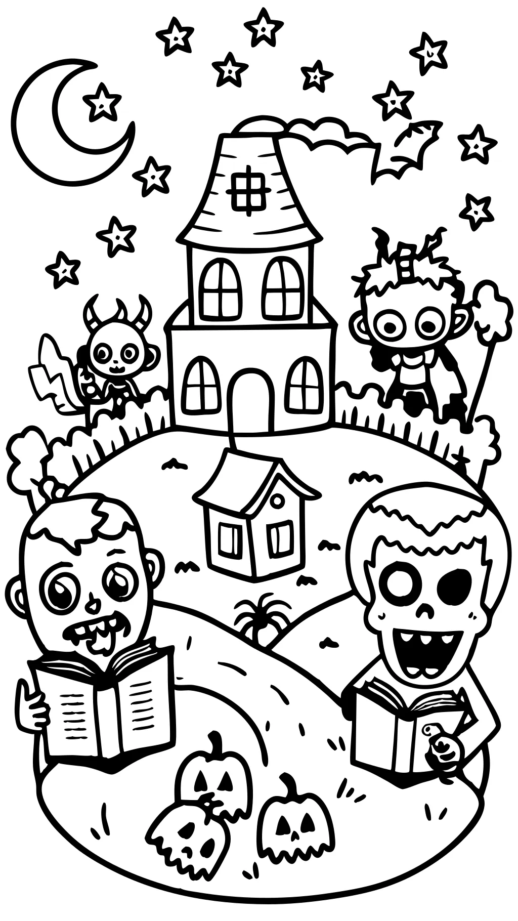 coloring pages zombies